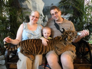 If holding a tiger didn't cause culture shock, what will? 